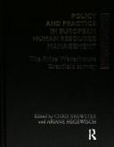 Policy and practice in European human resource management
