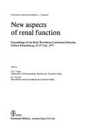 New aspects of renal function