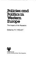 Policies and politics in Western Europe