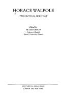 Horace Walpole, the critical heritage