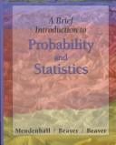Brief Introduction to Probability and Statistics