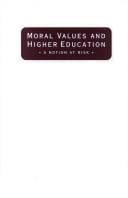 Moral values and higher education