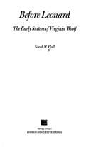 BEFORE LEONARD: THE EARLY SUITORS OF VIRGINIA WOOLF