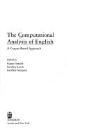 The Computational analysis of English