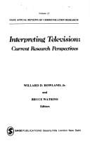 Interpreting television