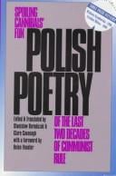 Polish poetry of the last two decades of communist rule