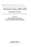 The Soviet Union, 1988-1989
