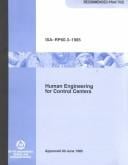 Human engineering for control centers