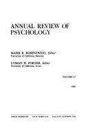 Annual review of psychology