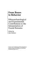 From bones to behavior