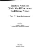 Japanese American World War II evacuation oral history project