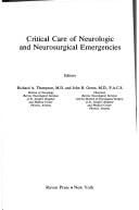 Critical Care of Neurologic and Neurosurgical Emergencies
