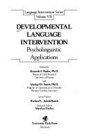Developmental language intervention