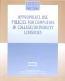 Appropriate use policies for computers in college/university libraries