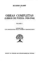 Obras Completas: Libros De Poesia