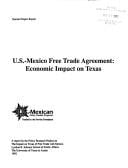 Texas Mexico Transborder Transportation Regulatory and Infrastructure Obstacles to Free Trade (Lyndon B. Johnson School of Public Affairs policy research project report)