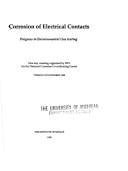 Corrosion of electrical contacts