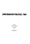 Photography/politics--two