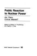 Public reaction to nuclear power