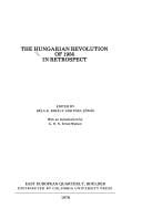 The Hungarian revolution of 1956 in retrospect