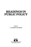 Readings in public policy