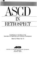 Ascd in Retrospect
