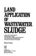 Land application of wastewater sludge