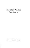 Thornton Wilder