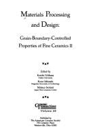 Materials processing and design