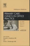 Adolescent Medicine, An Issue of Primary Care