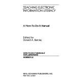 Teaching electronic information literacy