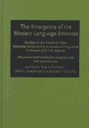 The emergence of the modern language sciences