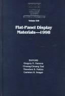 Flat-panel display materials--1998