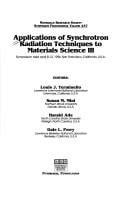 Applications of synchrotron radiation techniques to materials science III