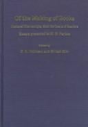 Of the making of books