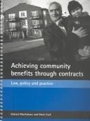 Achieving Community Benefits Through Contracts
