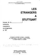 Les etrangers a Stuttgart