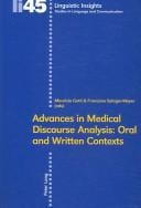 Advances in medical discourse analysis