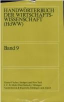 Handwörterbuch der Wirtschaftswissenschaft