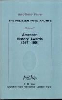 American History Awards 1917-1991