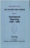 International Reporting, 1928-1985