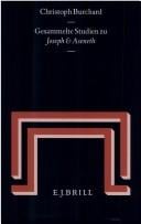 Gesammelte Studien zu Joseph und Aseneth