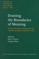 Drawing the boundaries of meaning