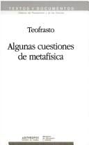 Algunas Cuestiones de Metafisica (Textos y documentos)