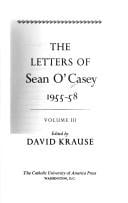 Letters of Sean O'Casey (Letters of Sean O'Casey, 1910-1941)