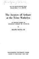 The awntyrs off Arthure at the terne Wathelyn