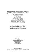 Environmental design and human behavior
