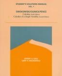 Student Solutions Manual for Calculus, Sixth Edition, Calculus of a Single Variable