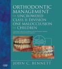 Orthodontic management of uncrowded class II division 1 malocclusion in children