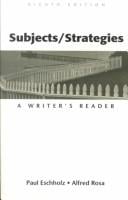 Subjects/strategies
